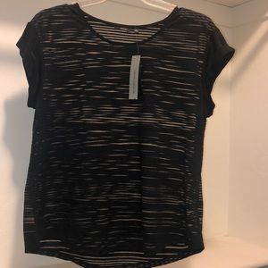 SeeThrough Black Tee